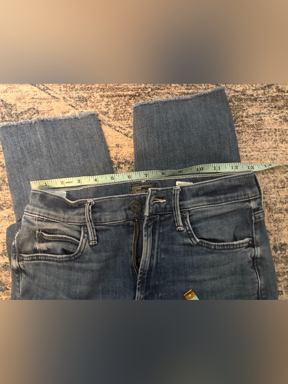 Mother The Rascal Ankle Step Fray jeans size 25 - Picture 7 of 7